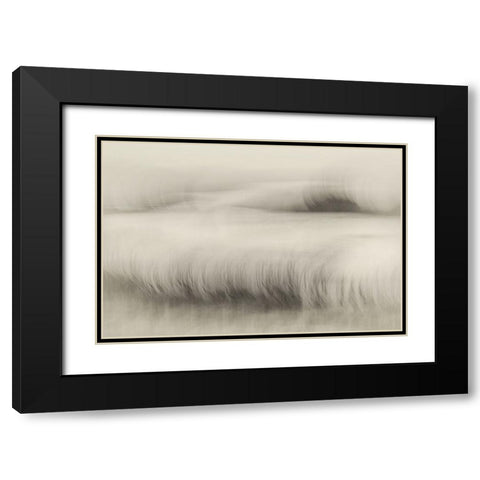 Waterside Black Modern Wood Framed Art Print with Double Matting by Talen, Nel