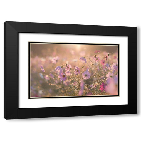 Untitled Black Modern Wood Framed Art Print with Double Matting by Koumura, Miyako