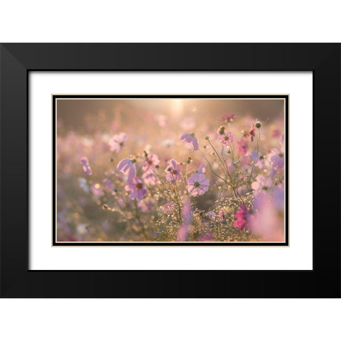 Untitled Black Modern Wood Framed Art Print with Double Matting by Koumura, Miyako