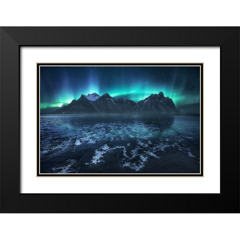 Frozen World, The Crown Black Modern Wood Framed Art Print with Double Matting by F. Turienzo, Carlos