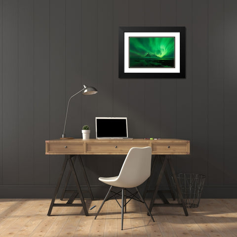 Untitled Black Modern Wood Framed Art Print with Double Matting by Martin Castan, David