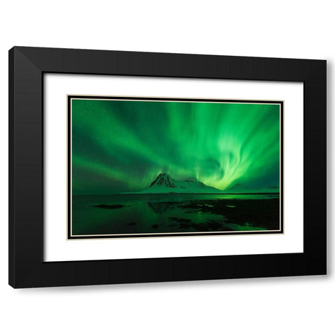 Untitled Black Modern Wood Framed Art Print with Double Matting by Martin Castan, David