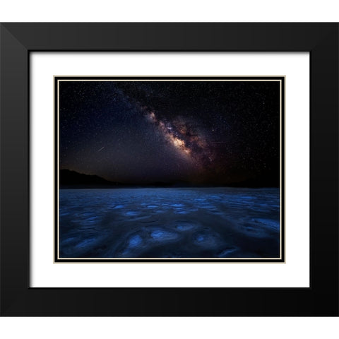 The Darkness Black Modern Wood Framed Art Print with Double Matting by Poreider, Annie