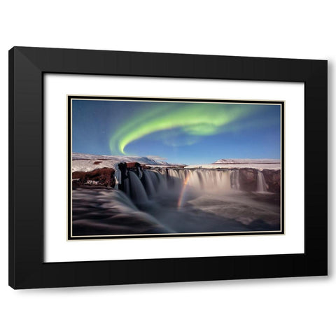The Astonishing Black Modern Wood Framed Art Print with Double Matting by Tronto, Mauro