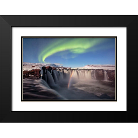 The Astonishing Black Modern Wood Framed Art Print with Double Matting by Tronto, Mauro