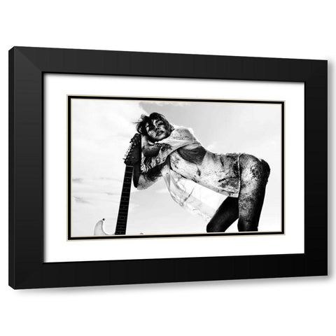 Under The Summer Black Modern Wood Framed Art Print with Double Matting by Wetton, Eddie