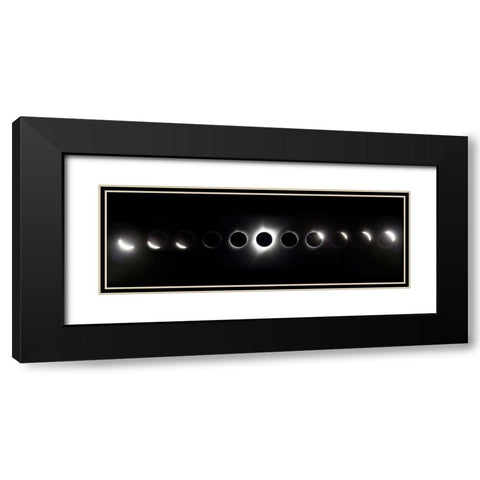 The Path Of Totality Black Modern Wood Framed Art Print with Double Matting by Ianulionoc, Vadim