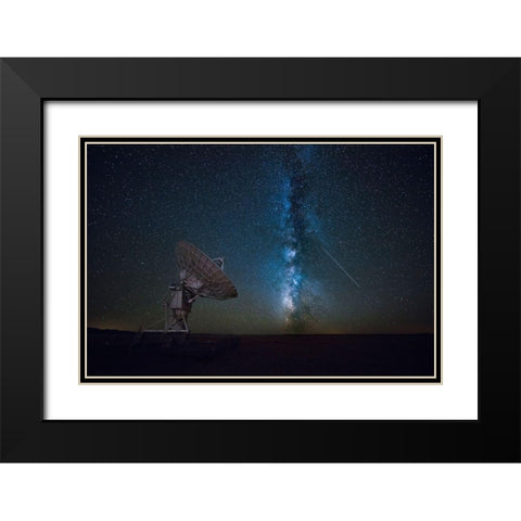 From The Universe Black Modern Wood Framed Art Print with Double Matting by Zheng, Michael