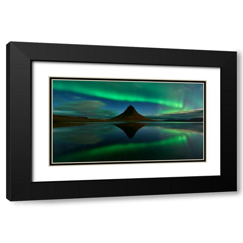 Surrounding Black Modern Wood Framed Art Print with Double Matting by Moreno, Miguel