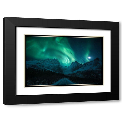 The Green Poison Black Modern Wood Framed Art Print with Double Matting by Martin Castan, David