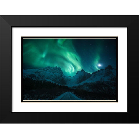 The Green Poison Black Modern Wood Framed Art Print with Double Matting by Martin Castan, David