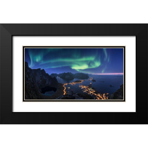 Anywhere I Roam Black Modern Wood Framed Art Print with Double Matting by F. Turienzo, Carlos
