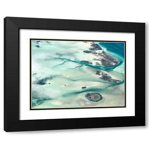 Up In The Air (Bahamas) Black Modern Wood Framed Art Print with Double Matting by Labagnara, Roxana