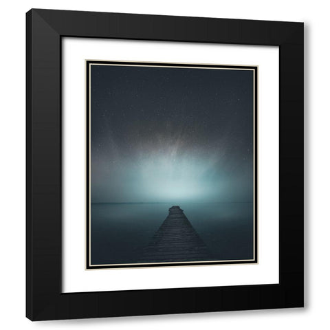 Under The Stars Black Modern Wood Framed Art Print with Double Matting by Fraccaroli, Andrea