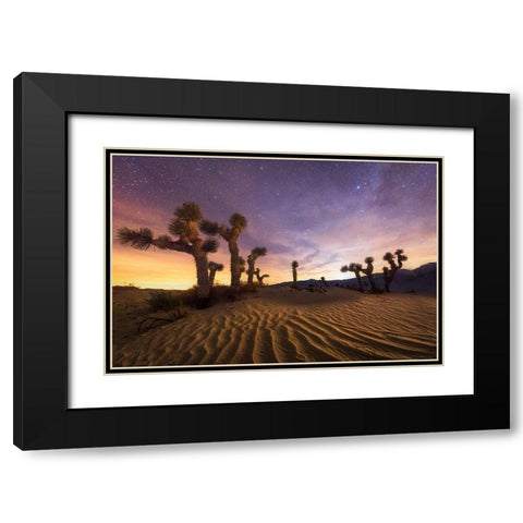 Lost Souls Black Modern Wood Framed Art Print with Double Matting by Moore, Chris