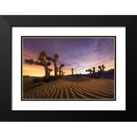 Lost Souls Black Modern Wood Framed Art Print with Double Matting by Moore, Chris