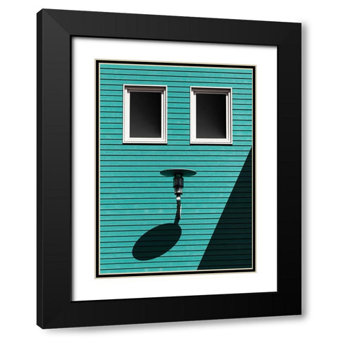 Zaandam1 Black Modern Wood Framed Art Print with Double Matting by aRRO