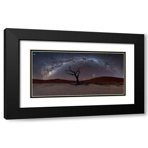 Deadviel Black Modern Wood Framed Art Print with Double Matting by Marchegiani, Roberto