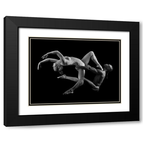 Perfect Balance Black Modern Wood Framed Art Print with Double Matting by Finighan, Brennan