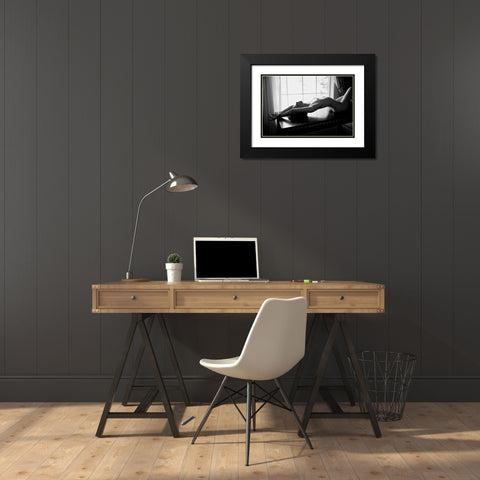 A Spring Morning Black Modern Wood Framed Art Print with Double Matting by Lee, Alexander