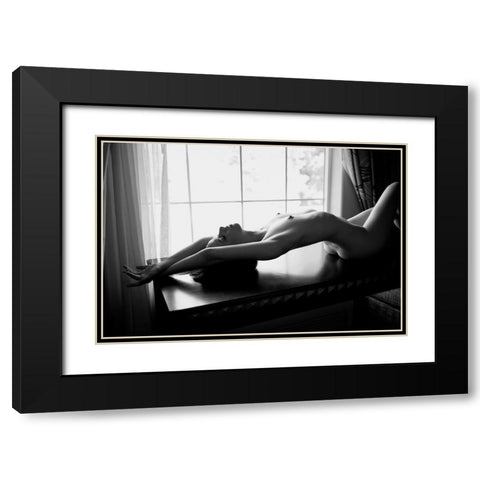 A Spring Morning Black Modern Wood Framed Art Print with Double Matting by Lee, Alexander