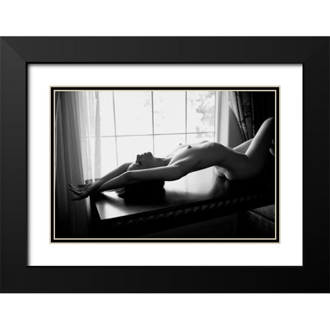 A Spring Morning Black Modern Wood Framed Art Print with Double Matting by Lee, Alexander
