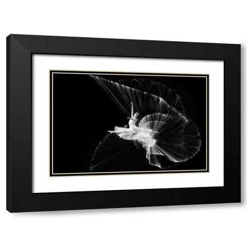 Come...Let Dance Black Modern Wood Framed Art Print with Double Matting by Nugraha, Handi