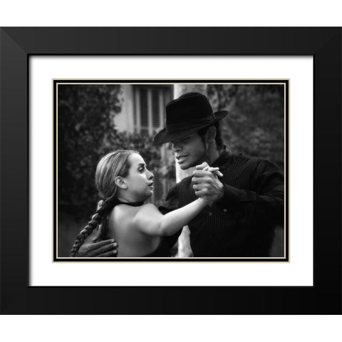 Passion On The Streets Black Modern Wood Framed Art Print with Double Matting by Depaepe, Yvette