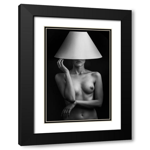 The Switch Black Modern Wood Framed Art Print with Double Matting by Valevicius, Aurimas