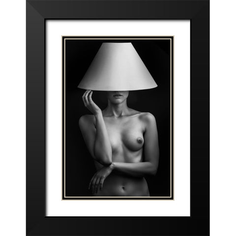The Switch Black Modern Wood Framed Art Print with Double Matting by Valevicius, Aurimas