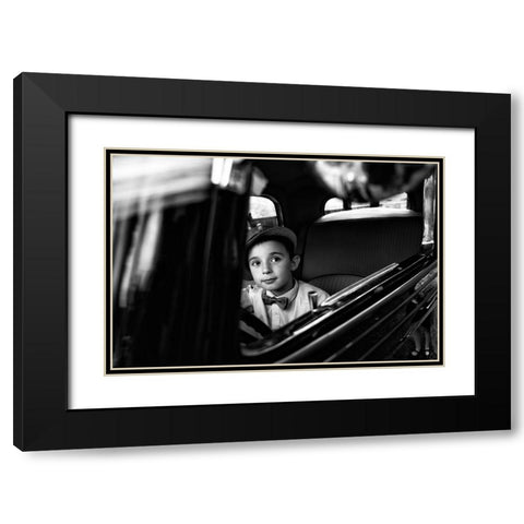 Untitled Black Modern Wood Framed Art Print with Double Matting by Lucidi, Riccardo