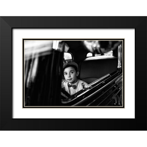 Untitled Black Modern Wood Framed Art Print with Double Matting by Lucidi, Riccardo