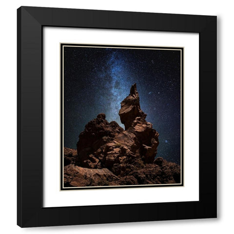 Untitled Black Modern Wood Framed Art Print with Double Matting by Keller