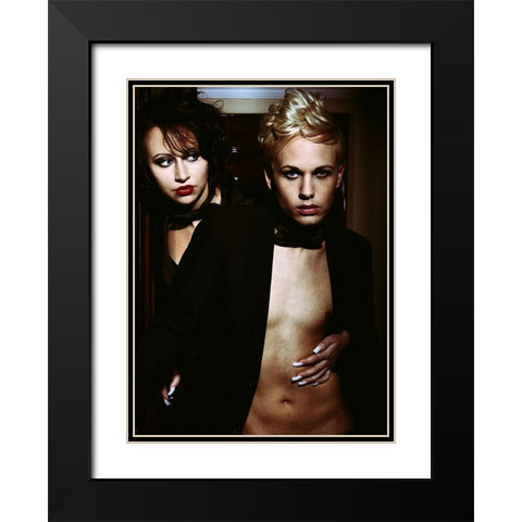 Love Is A Losing Game Black Modern Wood Framed Art Print with Double Matting by lotzin -, mario