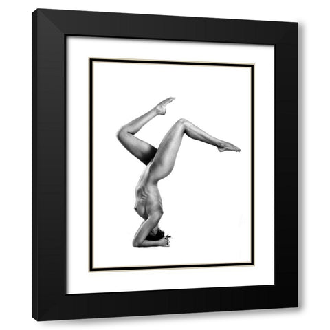 Acrobatic Nude 4 Black Modern Wood Framed Art Print with Double Matting by Oryx, Gene