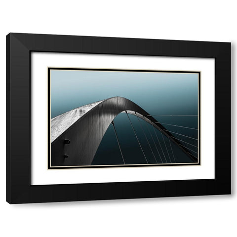 From Glasgow Black Modern Wood Framed Art Print with Double Matting by Schuster, Inge