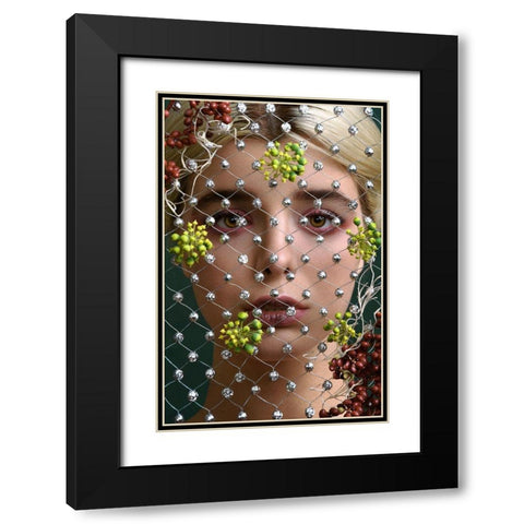 The Maid Of OrleiÂAns V Black Modern Wood Framed Art Print with Double Matting by Naderi, Peyman