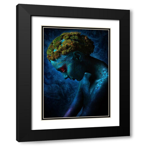 Symbiosis III Black Modern Wood Framed Art Print with Double Matting by Kovalev, Ivan