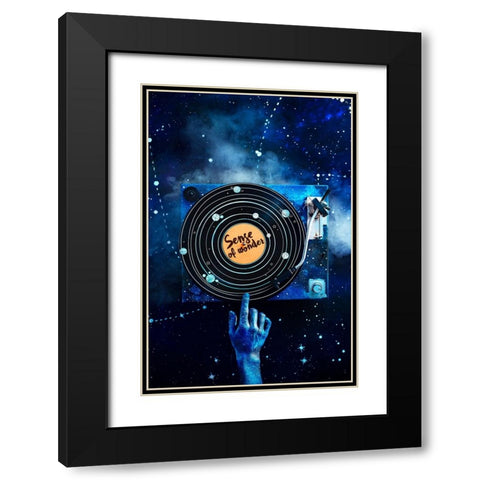Wanderlust Black Modern Wood Framed Art Print with Double Matting by Belenko, Dina