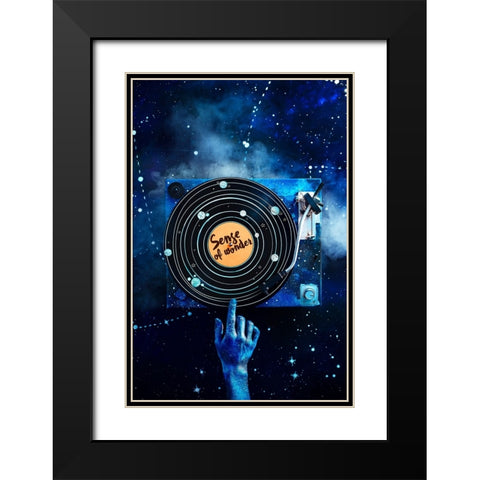 Wanderlust Black Modern Wood Framed Art Print with Double Matting by Belenko, Dina