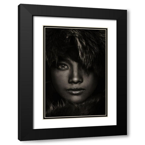 Arya Dhani Prajitno Black Modern Wood Framed Art Print with Double Matting by Sulistiawan, Hari