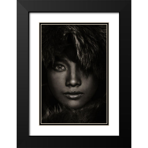 Arya Dhani Prajitno Black Modern Wood Framed Art Print with Double Matting by Sulistiawan, Hari