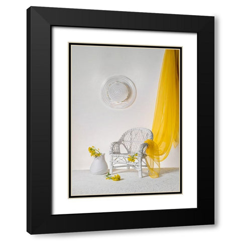A Bright Morning Black Modern Wood Framed Art Print with Double Matting by Jacobs, Lydia