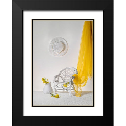 A Bright Morning Black Modern Wood Framed Art Print with Double Matting by Jacobs, Lydia
