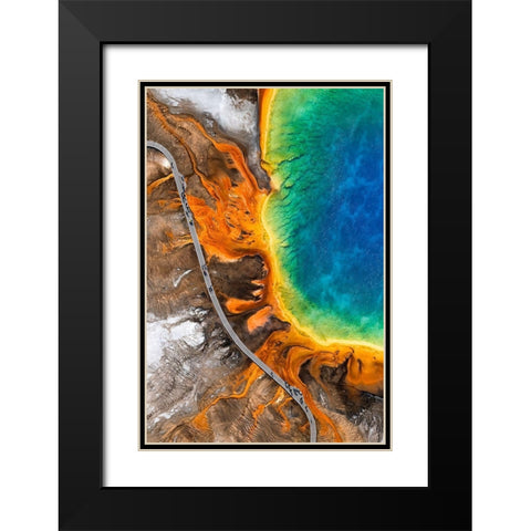 Summer Stroll Black Modern Wood Framed Art Print with Double Matting by Macua, Gerald