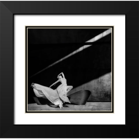 Dancing With The Light Black Modern Wood Framed Art Print with Double Matting by Pansky, Rachel