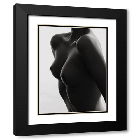 Sensual Beauty Black Modern Wood Framed Art Print with Double Matting by Krystynek MQEP, Martin