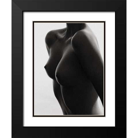 Sensual Beauty Black Modern Wood Framed Art Print with Double Matting by Krystynek MQEP, Martin
