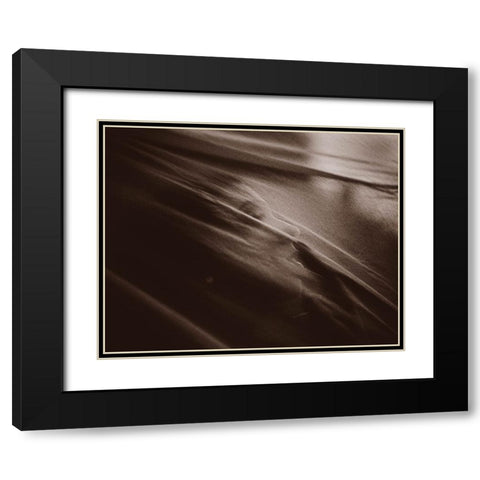 Lida Black Modern Wood Framed Art Print with Double Matting by Shepelev, Yuri