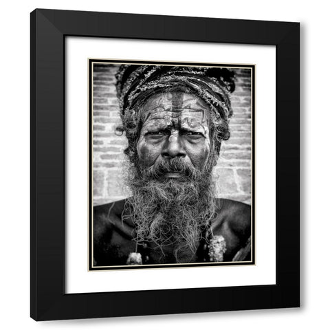 Sadhu_Dsc9091-Baw Black Modern Wood Framed Art Print with Double Matting by Molina, Elena